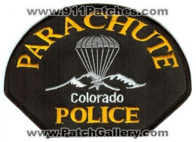 Parachute Police (Colorado)
Scan By: PatchGallery.com
