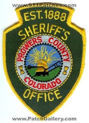 Prowers County Sheriff's Office (Colorado)
Scan By: PatchGallery.com
Keywords: sheriffs