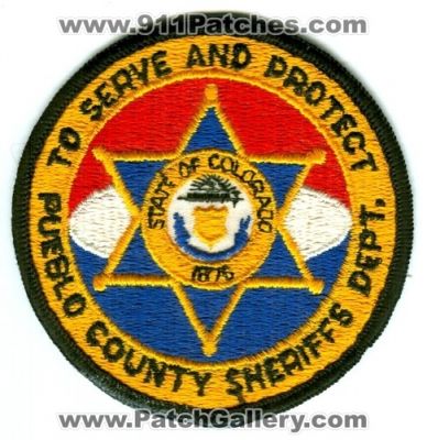 Pueblo County Sheriff's Department (Colorado)
Scan By: PatchGallery.com
Keywords: sheriffs dept.
