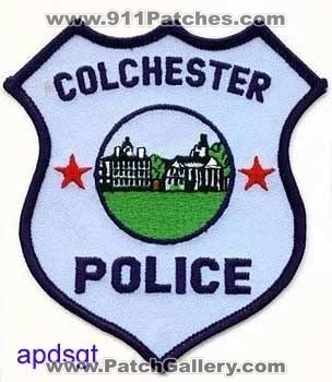 Colchester Police (Connecticut)
Thanks to apdsgt for this scan.
