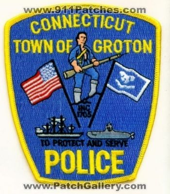Groton Police (Connecticut)
Thanks to apdsgt for this scan.
Keywords: town of