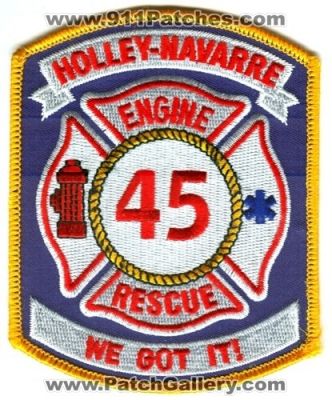 Holley-Navarre Engine Rescue 45 (Florida)
Scan By: PatchGallery.com
