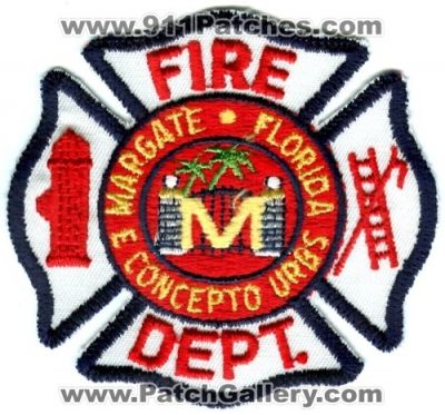 Margate Fire Department (Florida)
Scan By: PatchGallery.com
Keywords: dept.
