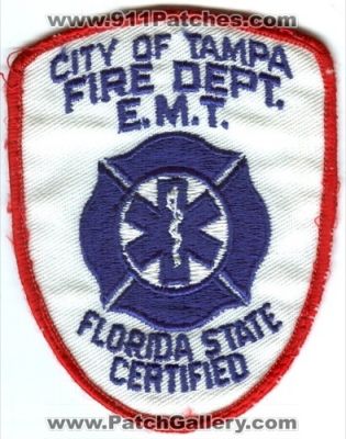 Tampa Fire Department EMT (Florida)
Scan By: PatchGallery.com
Keywords: city of e.m.t. state certified