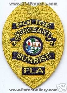 Sunrise Police Sergeant (Florida)
Thanks to apdsgt for this scan.
