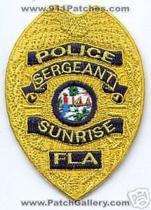 Sunrise Police Sergeant (Florida)
Thanks to apdsgt for this scan.
