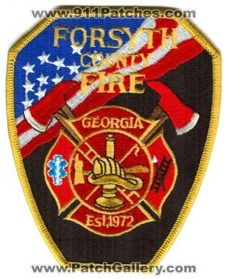 Forsyth County Fire Patch (Georgia)
[b]Scan From: Our Collection[/b]
