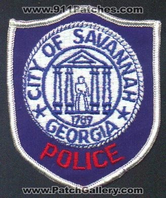 Savannah Police
Thanks to EmblemAndPatchSales.com for this scan.
Keywords: georgia city of