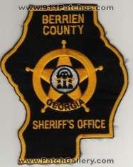 Berrien County Sheriff's Office
Thanks to BlueLineDesigns.net for this scan.
Keywords: georgia sheriffs