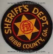 Bibb County Sheriff's Dept
Thanks to BlueLineDesigns.net for this scan.
Keywords: georgia sheriffs department