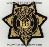 Coweta County Sheriff
Thanks to BlueLineDesigns.net for this scan.
Keywords: georgia