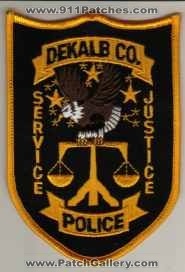 Dekalb County Police
Thanks to BlueLineDesigns.net for this scan.
Keywords: georgia