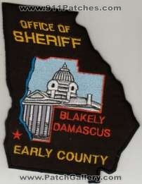 Early County Sheriff
Thanks to BlueLineDesigns.net for this scan.
Keywords: georgia office of