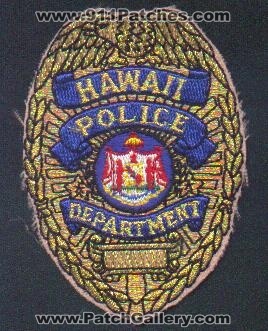 Hawaii Police Department
Thanks to EmblemAndPatchSales.com for this scan.
