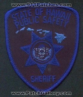 State of Hawaii Public Safety Sheriff
Thanks to EmblemAndPatchSales.com for this scan.
