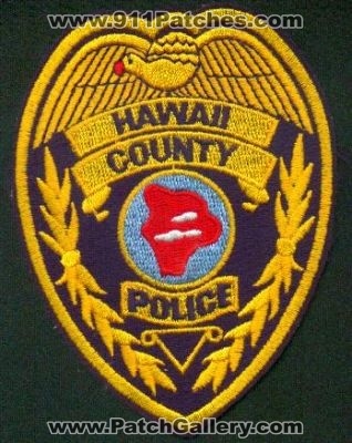 Hawaii County Police
Thanks to EmblemAndPatchSales.com for this scan.
