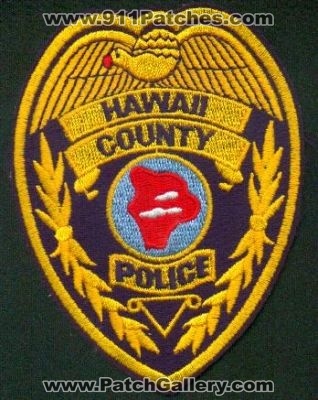 Hawaii County Police
Thanks to EmblemAndPatchSales.com for this scan.

