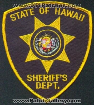 State of Hawaii Sheriff's Dept
Thanks to EmblemAndPatchSales.com for this scan.
Keywords: sheriffs department