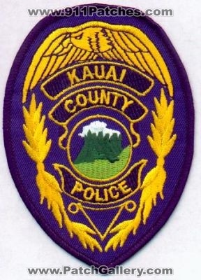 Kauai County Police
Thanks to EmblemAndPatchSales.com for this scan.
Keywords: hawaii