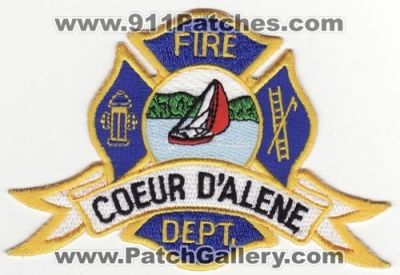 Coeur d'Alene Fire Department (Idaho)
Thanks to Anonymous 1 for this scan.
Keywords: dept dalene