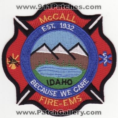 McCall Fire EMS (Idaho)
Thanks to Anonymous 1 for this scan.

