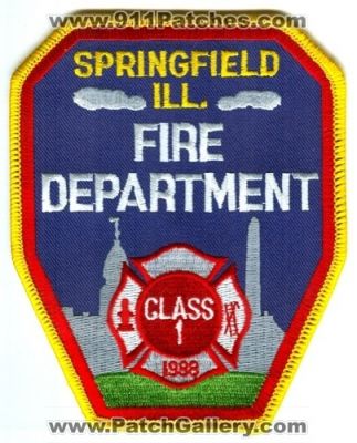 Springfield Fire Department (Illinois)
Scan By: PatchGallery.com
Keywords: dept. ill. class 1