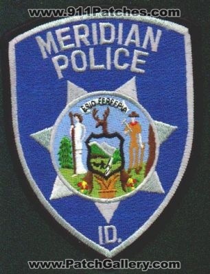 Meridian Police
Thanks to EmblemAndPatchSales.com for this scan.
Keywords: idaho