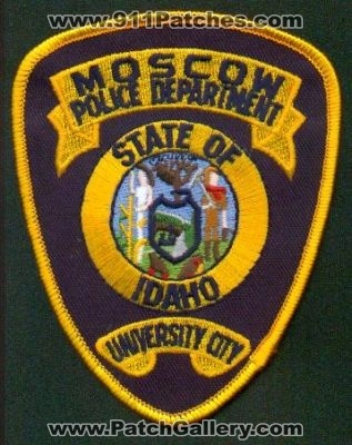 Moscow Police Department
Thanks to EmblemAndPatchSales.com for this scan.
Keywords: idaho