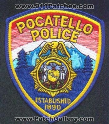 Pocatello Police
Thanks to EmblemAndPatchSales.com for this scan.
Keywords: idaho