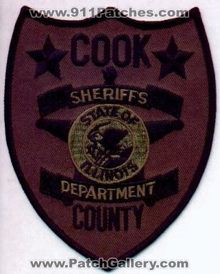 Cook County Sheriff's Department
Thanks to EmblemAndPatchSales.com for this scan.
Keywords: illinois sheriffs