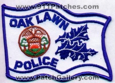Oak Lawn Police
Thanks to EmblemAndPatchSales.com for this scan.
Keywords: illinois