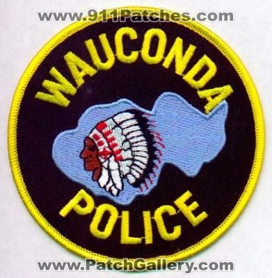 Wauconda Police
Thanks to EmblemAndPatchSales.com for this scan.
Keywords: illinois