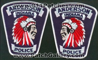 Anderson Police
Thanks to EmblemAndPatchSales.com for this scan.
Keywords: indiana