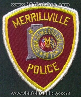 Merrillville Police
Thanks to EmblemAndPatchSales.com for this scan.
Keywords: indiana town of