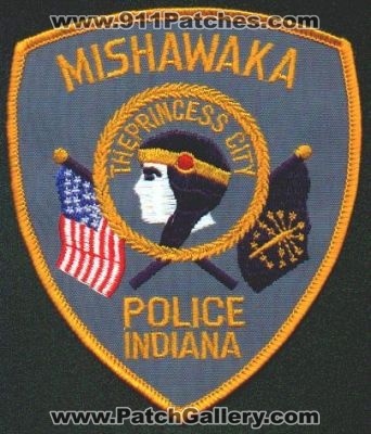 Mishawaka Police
Thanks to EmblemAndPatchSales.com for this scan.
Keywords: indiana