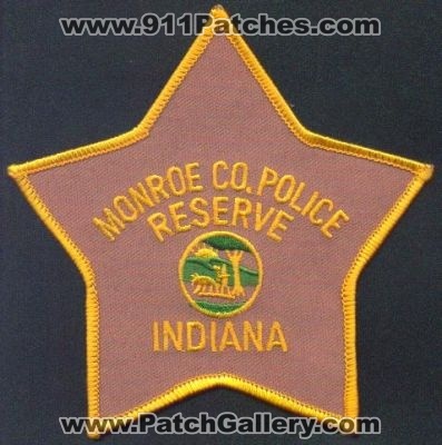 Monroe County Police Reserve
Thanks to EmblemAndPatchSales.com for this scan.
Keywords: indiana