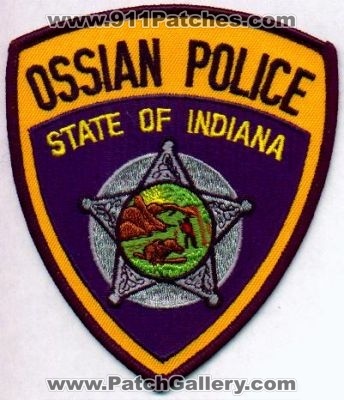 Ossian Police
Thanks to EmblemAndPatchSales.com for this scan.
Keywords: indiana