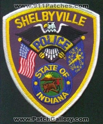 Shelbyville Police
Thanks to EmblemAndPatchSales.com for this scan.
Keywords: indiana