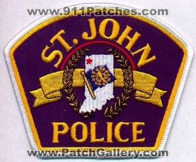 St John Police
Thanks to EmblemAndPatchSales.com for this scan.
Keywords: indiana saint