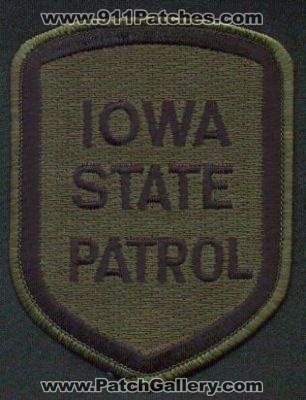 Iowa State Patrol
Thanks to EmblemAndPatchSales.com for this scan.
Keywords: police