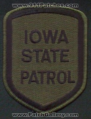 Iowa State Patrol
Thanks to EmblemAndPatchSales.com for this scan.
Keywords: police