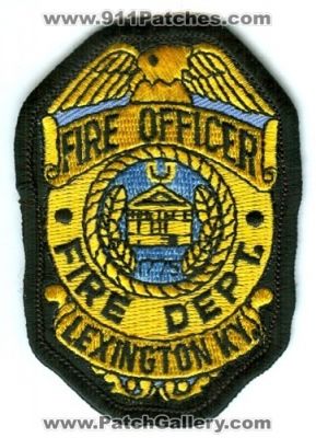 Lexington Fire Department Officer (Kentucky)
Scan By: PatchGallery.com
Keywords: dept. ky.