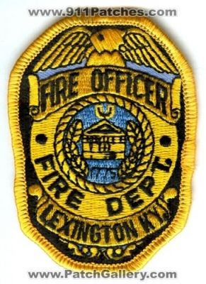 Lexington Fire Department Officer (Kentucky)
Scan By: PatchGallery.com
Keywords: dept. ky.