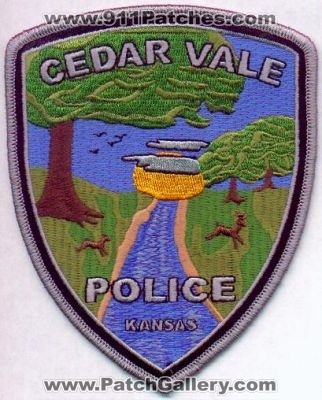 Cedar Vale Police
Thanks to EmblemAndPatchSales.com for this scan.
Keywords: kansas