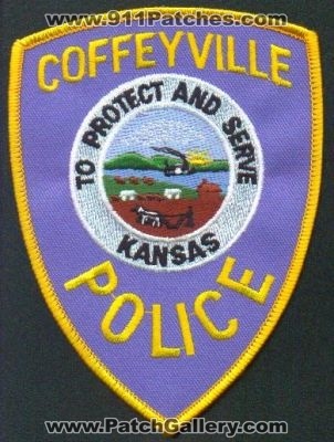Coffeyville Police
Thanks to EmblemAndPatchSales.com for this scan.
Keywords: kansas