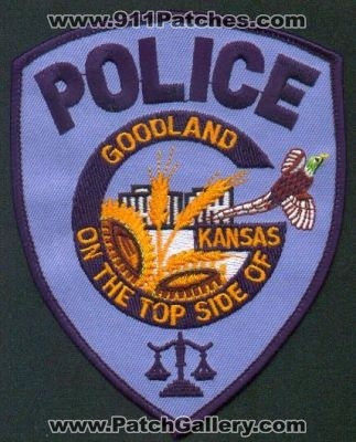 Goodland Police
Thanks to EmblemAndPatchSales.com for this scan.
Keywords: kansas