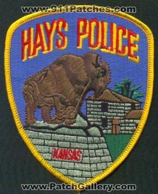 Hays Police
Thanks to EmblemAndPatchSales.com for this scan.
Keywords: kansas