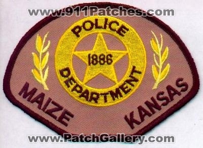 Maize Police Department
Thanks to EmblemAndPatchSales.com for this scan.
Keywords: kansas