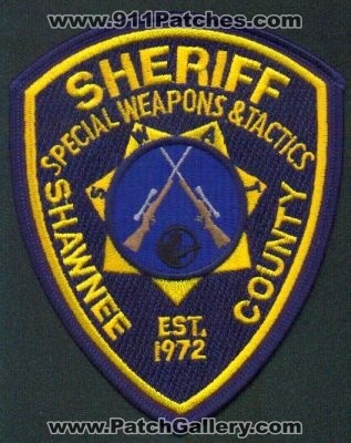 Shawnee County Sheriff Special Weapons & Tactics
Thanks to EmblemAndPatchSales.com for this scan.
Keywords: kansas swat
