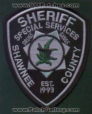 Shawnee County Sheriff Special Services
Thanks to EmblemAndPatchSales.com for this scan.
Keywords: kansas